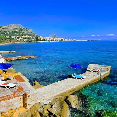 Apartmán Hammam With Sea Access & Shared Pool Santa Flavia